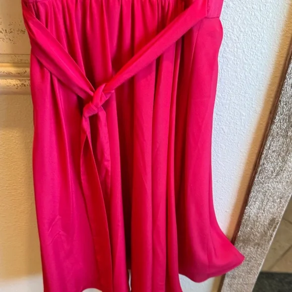 BHLDN Hitherto Anthropologie Chic Asymmetrical Red - Picture 9 of 15